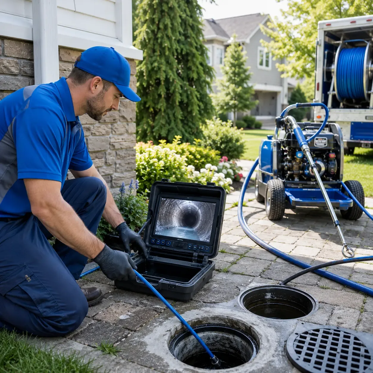 Outdoor drain cleaning professionals serving Livingston, TX
